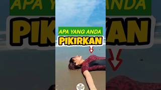 WANITA X PANTAI #shorts #kucing #cat