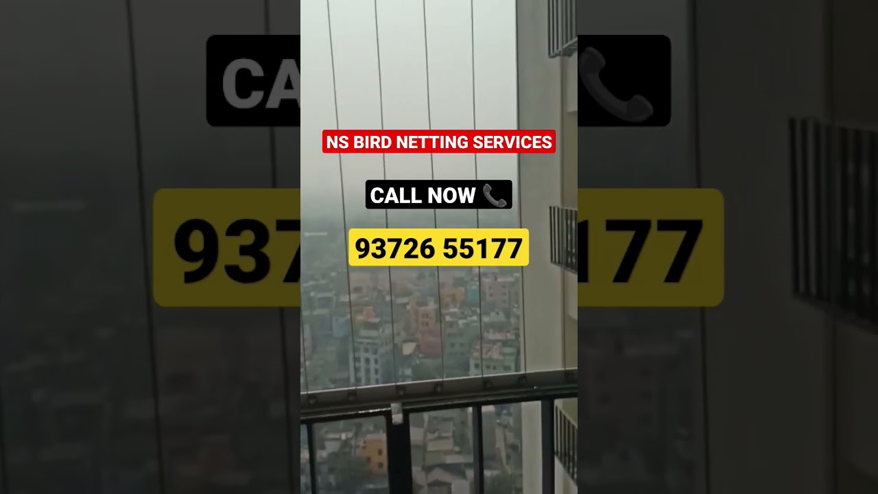 Best Balcony Invisible Grill In  Kolkata Tangra | Stainless Steel With Nylon Coted Invisible Grills