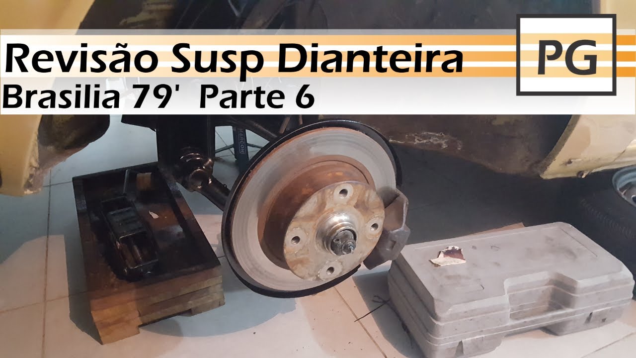 Revisão Suspensão Dianteira - VW Brasilia - Parte 6/8