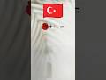 Turky flag mixing youtubeshorts craft hira art gallery