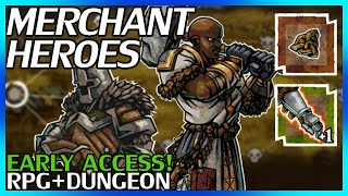 Darkest Dungeon versi mobile? Review MERCHANT HEROES Bahasa Indonesia Early Access screenshot 2
