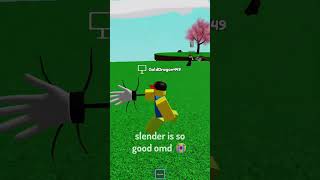 Slender Needs To be Stopped😭 #robloxfunny#slapbattles #slapbattlestrolling#robloxfunny