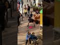 BARNEY REMIX DANCE IN PUBLIC! 🤣 #shorts