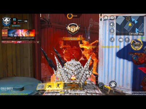 Using Enemy Mythic Diamond Kilo 141 | 175 Kills | 11000+ Score | Codm MP Hardpoint Match