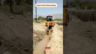 Hard Rock Pipe Line Excavation Work | Water Supply Project Site Work | Excavation in Rocky Area