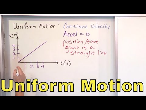 16 - Uniform Motion in Physics, Part 1