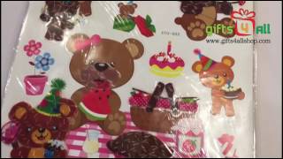 Teddy bear wall decor sticker great wall decor for your children's room screenshot 3