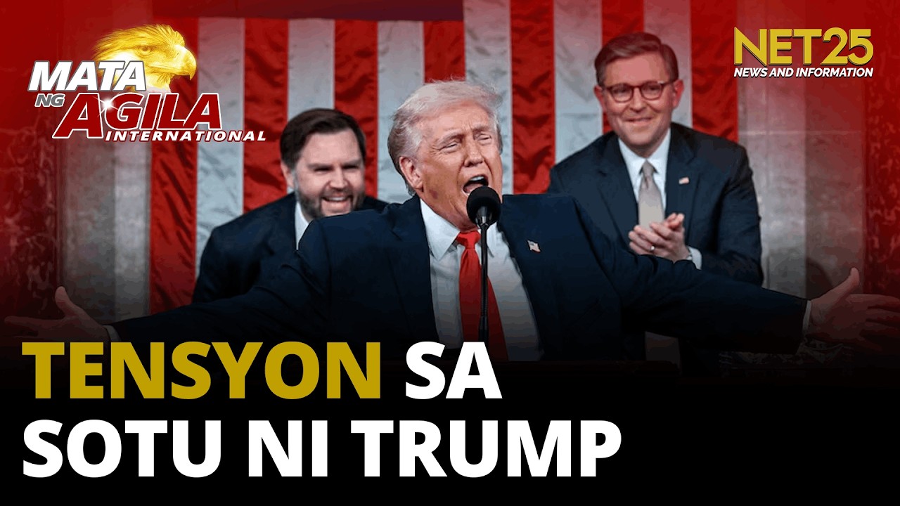 Trump ibinida ang ekonomiya; tensyon sa State of the Union