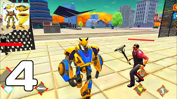 Robot Tornado Transform Shooting Games 2020 - Level 16-17 Part 4 (Android GamePlay Walkthrough)