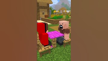 Arm Wrestling Be Like 💀 - JJ and Mikey Maizen Minecraft Animation #maizen #minecraft #shorts