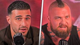 TENSE! Tommy Fury vs Eddie Hall • FULL PRESS CONFERENCE | Misfits Boxing