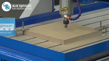BLUE ELEPHANT Mini CNC Router 6090 CNC Milling Machine Carving On MDF