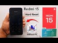 Hard Reset Redmi 15 Unlock Pattern/Pin/Password | Redmi HyperOs 2.0 Factory Reset