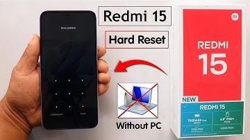Hard Reset Redmi 15 Unlock Pattern/Pin/Password | Redmi HyperOs 2.0 Factory Reset