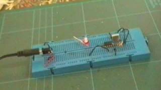 Generate PWM to flash an LED using a PIC 16F628