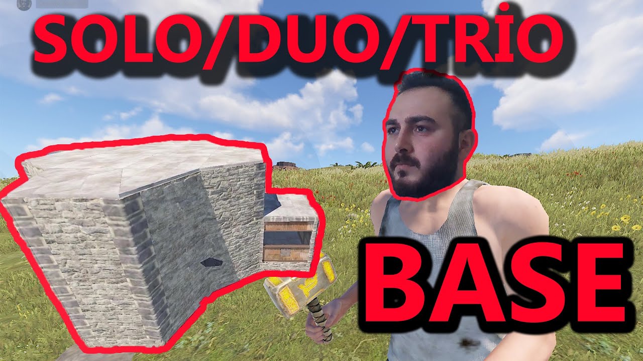 SOLO/DUO/TRİO BUNKER BASE | RUST TÜRKÇE - YouTube