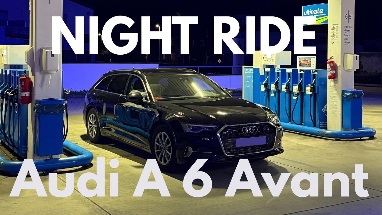 POV Night Drive Stuttgart, Germany | 2025 Audi A6 Avant