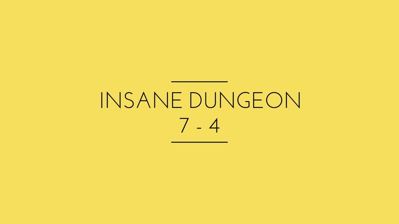 Insane Dungeon 7-4 ( WITHOUT Anubis/Michael ) Castle Clash