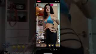 Video thumbnail of "Malu Trevejo belly dance Instagram Live 02/01/2021"
