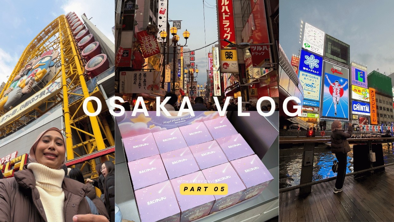 Last day in Osaka, shopping & unboxing popmart!