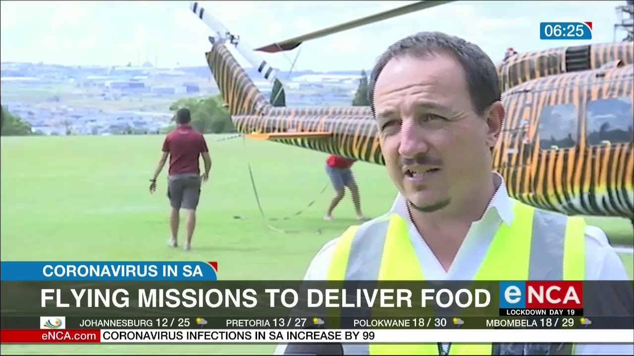 Local pilots deliver food and essential goods to poor communities