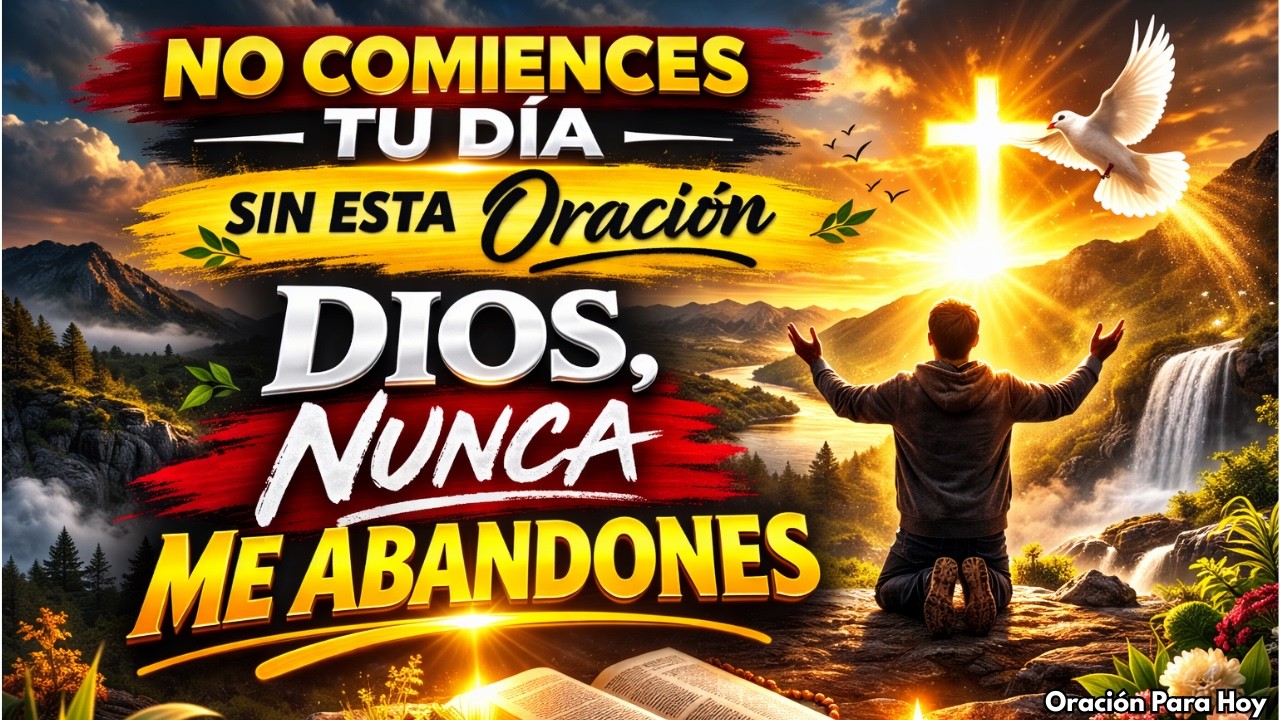 No Comiences Tu Día Sin Esta Oración | Dios, Nunca Me Abandones