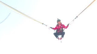 上島竜兵が逆バンジー！「殺す気か～！！」「LaVie CHALLENGE!!」2