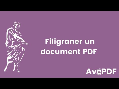 Comment ajouter un filigrane à un document PDF  (Gratuitement) - video from Orpalis