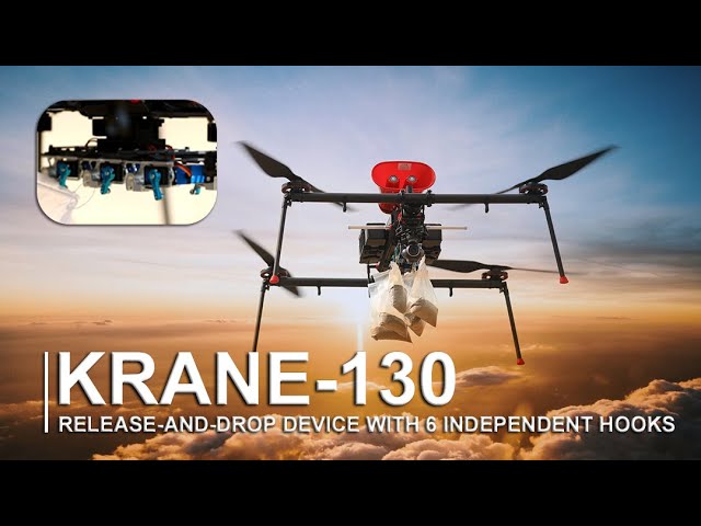 Foxtech Krane 130 Quadcopter An Ideal Platform For Delivery And Dropping class=