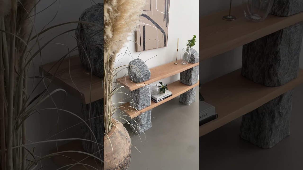 Naturholz & Naturstein treffen auf zeitloses Design 