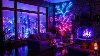 80s Synthwave & Retrowave Music 🌃 Chill Nostalgia Radio to Relax, Work, Focus 🎧 Neon Skyline Nights