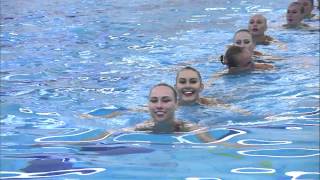 Team Technical Routine - Ukraine - Ecc Synchro 2015 Synchroonzwemmen