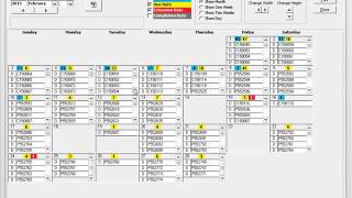 Scheduling tool update