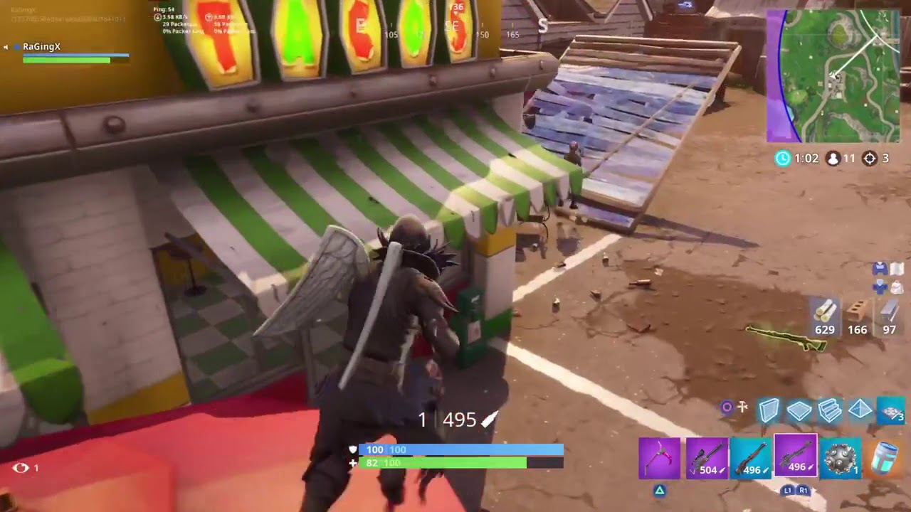 *NEW* Fortnite Heavy Sniper Rifle GAMEPLAY w/win! Fortnite New Sniper Rifle HIGHLIGHTS!