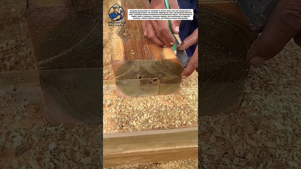 Precision Timber Measuring and Marking | Professional Carpentry Technique