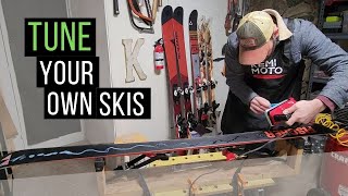 How to wax and sharpen your own skis at home | DIY Ski tune