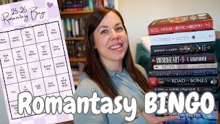 My YEAR Long Romantasy Reading Challenge TBR II Romantasy Bingo