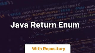 java return enum