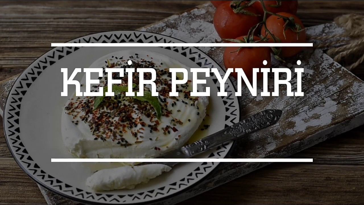 Kefir peyniri yapmak çok basit!