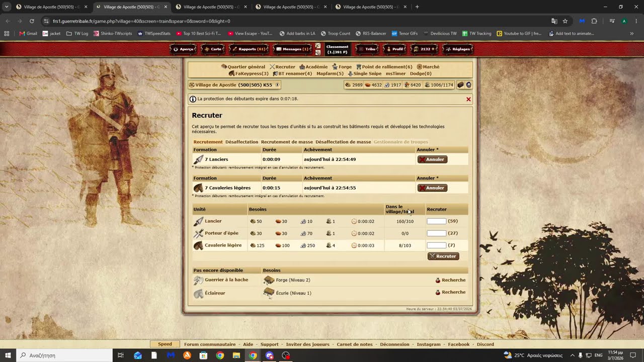 (Apostle POV) Tribalwars speed - 4v4 match vs voloda team won with egypt penalties in the background
