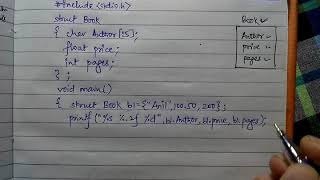 Initializing and Accessing Structure Elements in C [Marathi]