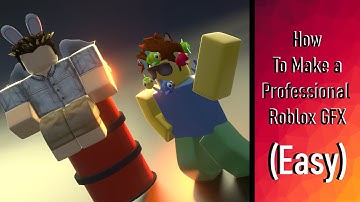 How To Make a Professional Roblox GFX In Blender 2.8 (Easy)