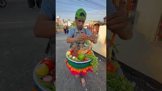Would You Try This Unique Chips Mix with Capsicum, Tomatoes and Peanuts? #shorts #viral #food