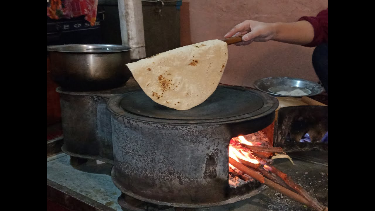 Chapati traditional and cultural Recipe Made on Wodden Stove YouTube