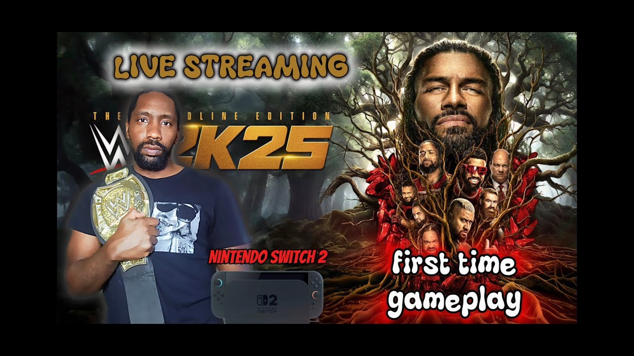 WWE 2k25 First Time Gameplay on Nintendo Switch 2 Lets Go. 