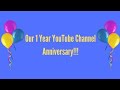 My anukrish youtube channel 1styear anniversary and today my birt.ay friends