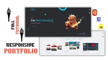 How to Make a Responsive Modern Portfolio Website | Html CSS JS Beginners To Advanced Full Tutorial