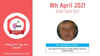 Dr. Anthony Pelosi | Personality  and fatal diseases; exposing a scientific scandal of Hans Eysenck @RIOTScienceClub