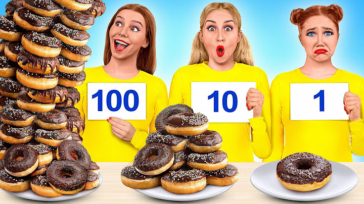 1, 10 или 100 Слоев еды Челлендж | Сумасшедший челлендж от Multi DO Challenge