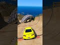 Chiliad Mountain challenge Nissan GTR and Spiderman #gta5 #spiderman #ramps
